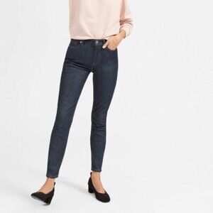 Everlane Curvy High-Rise Skinny Jean (Ankle) - Dark Indigo